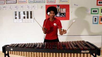La musique de Super Mario Bros. avec un marimba