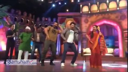 42.Varun Dhawan and John Abraham's Zingaat dance at Chala Hawa Yeu Dya show