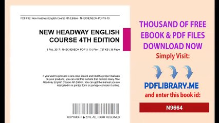 New Headway English Course 4th Edition