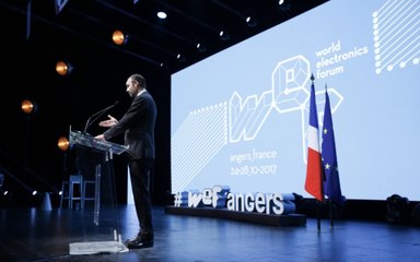 Édouard Philippe à la 22e édition du World Electronic Forum à Angers