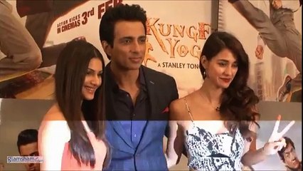 146.Sonu, Disha, Amyra at KUNG FU YOGA Press conference sans Jackie Chan