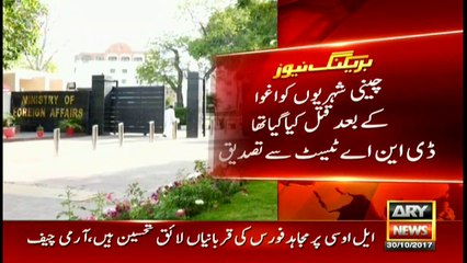 Pakistan strongly condemns the death of two innocent Chinese Nationals: FO