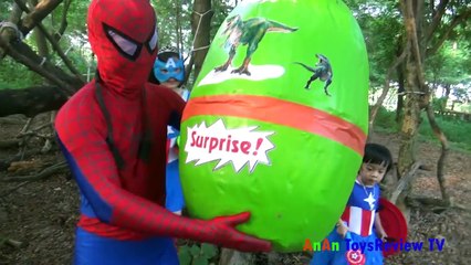 GIANT EGG SURPRISE OPENING DINOSAUR – Săn Và Bóc Trứng Khủng Long Khổng Lồ ❤ AnAn ToysReview TV ❤