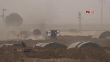 Şırnak Habur'da Toz Bulutu Altında Tatbikat