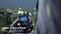 【DAOKO CM 】ソニー 。ハイレゾ級ワイヤレス：DAOKO編　ヘッドホン-h.ear on 2 Mini Wireless（WH-H800-ウォークマン：NW-A40シリーズ