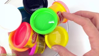 Learn Colours and Learn Numbers 1 to 10 with Play Doh Surprise Toys Nursery Rhymes Fun for Children