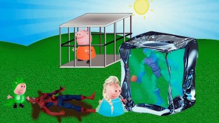 Peppa Pig Hulk Venom homem aranha spider man FROZEN Elsa NOVELINHA em portugues PARTE 2