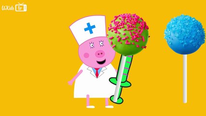 Masha Crying. Doctor Gives Her Yummy Cake Pop. Makes Injection.
