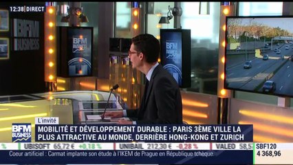 Paris est la 3ème ville au monde la plus durable en matière de mobilité - 30/10