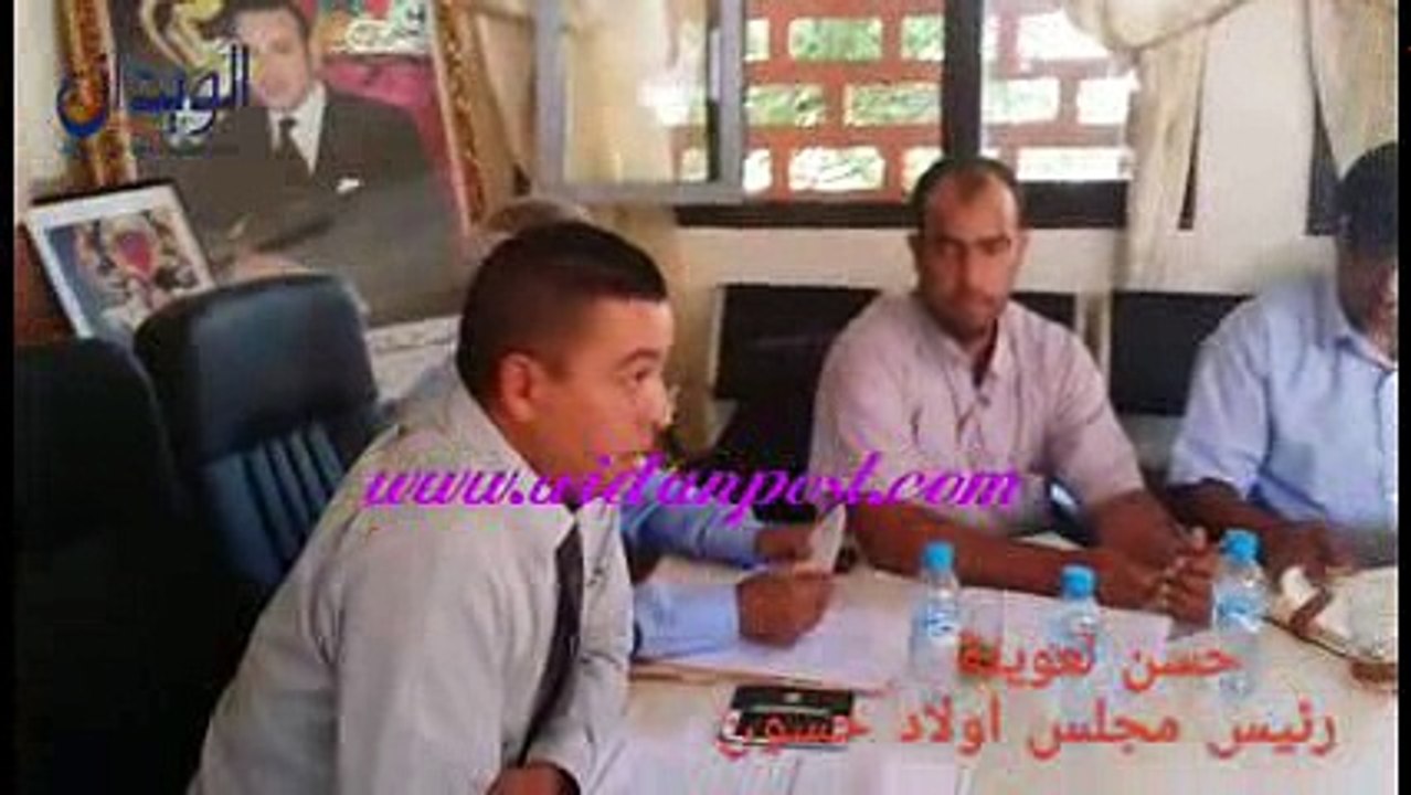 تبادل الاتهامات بين المعارضة ورئيس  مجلس اولاد حسون في دورة اكتوبر العادية 2017