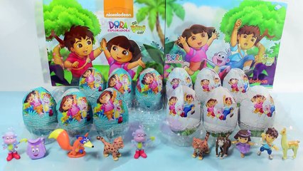 22 Huevos Sorpresa de DORA LA EXPLORADORA y GO DIEGO GO-JuguetesYSorpresas