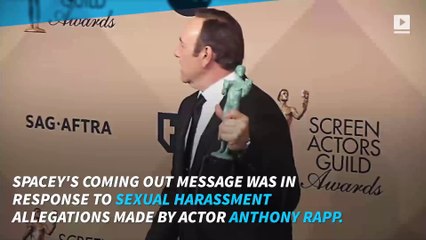 Celebrities react to Kevin Spacey's coming out tweet