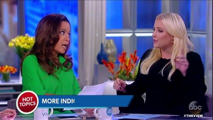 Fight breaks out on 'The View' when Meghan McCain tries to tout Clinton conspiracy: 'Hillary Clinton wasn't just indicte