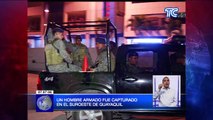 Un hombre armado fue capturado en el suroeste de Guayaquil