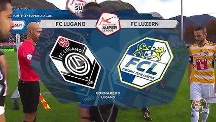 Lugano 1:0 Luzern (Swiss Super League 29 October 2017)
