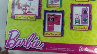 Barbie Disney Frozen Queen Toddler Elsa Glam Refrigerator DreamHouse Unboxing Shopkins