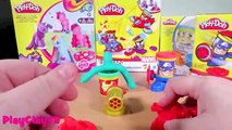 Play Doh Marvel Iron Man and Captain America funny superheroes kids toys Play-Doh part 1