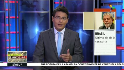 Culmina Caravana de la Esperanza de expresidente Lula da Silva