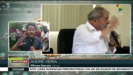 Lula cierra última etapa de su gira de la esperanza en Minas Gerais