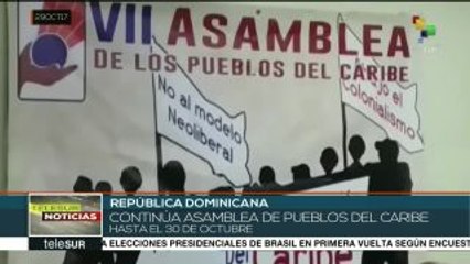 Realizan en República Dominicana Asamblea de Pueblos del Caribe