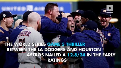 World Series game 5 beats Sunday Night Football in ratings