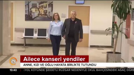 Ailece kanseri yendiler