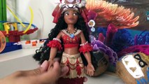 Disney Moana Şarkı Söyleyen Özel Doll - Badanamu Mimi, Moana Maui Oyuncak Sesi Seslendiriyor