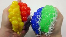 DIY How To Make Colors Balloons Slime Squishy Stress Ball Real Play Learn Colors Slime