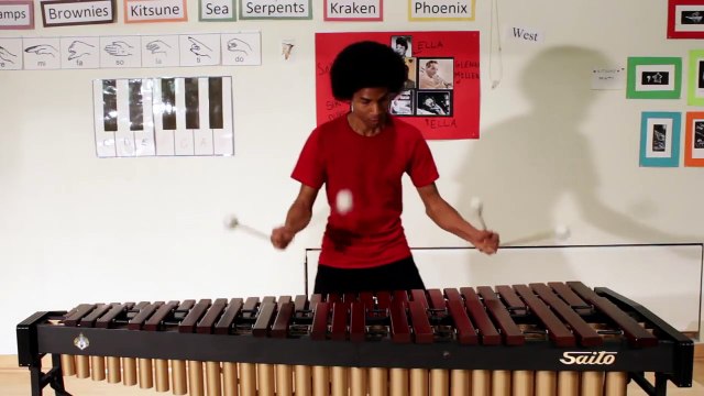 La musique de Super Mario Bros. avec un marimba