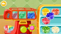 Baby Panda Ice Cream Shop - Making Ice Cream And Smoothies - Fun Animation Summer Game