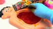 Cutting Open Mr Doh Batman Jello Belly and Whats Inside Squishy Toys
