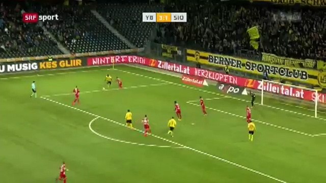Young Boys 4:1 Sion (Swiss Super League 29 October 2017)