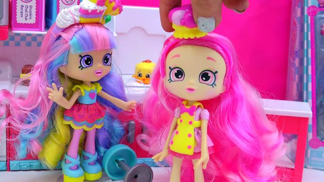 Chef Club Season 6 Shopkins Shoppies Doll Peppa Mint, Jessicake, Bubbleisha with Exclusives