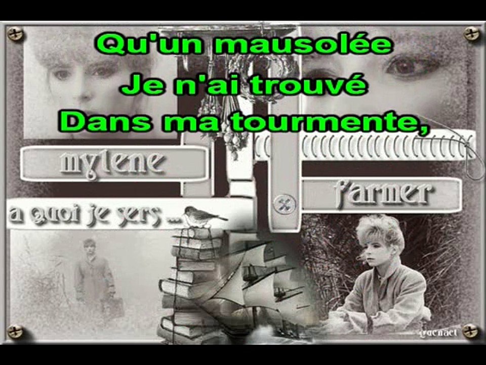 KARAOKE MYLENE FARNER - A quoi je sers