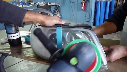 Headlight Restoration. Polishing is not a solution - see the TEST.