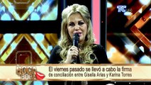 Se llevó a cabo la firma de conciliación entre Gisella Arias y Karina Torres