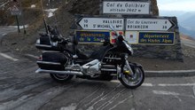 Les derniers km du col du Galibier en Goldwing - Vidéo 360°