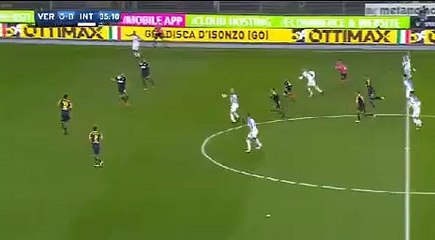 Verona 0-1 Inter - Borja Valero goal - Seria A