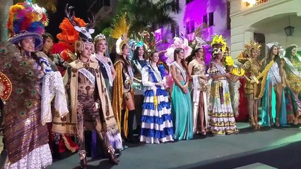 Finalistas a mejor traje tipico de Reina Hispanoamericana 2017 son Filipinas, Panamá y Venezuela