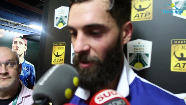 Rolex Paris Masters 2017 - Benoit Paire en a plein le dos en cette fin de saison