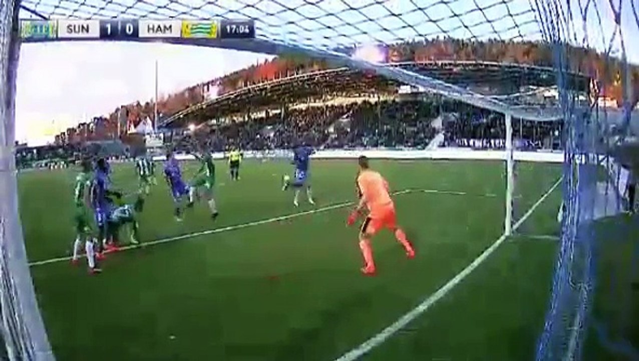 Sundsvall 1:4 Hammarby  (Swedish Allsvenskan. 29 October 2017)