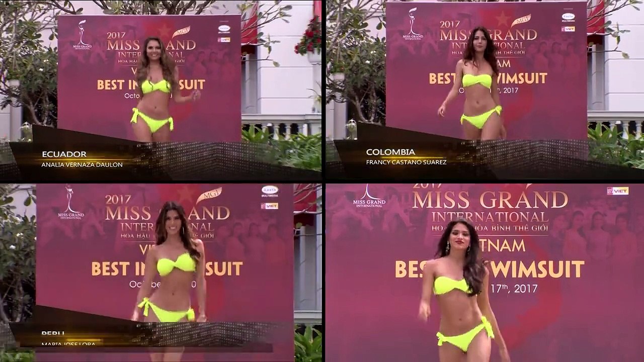 Miss Grand International 2017 Swimsuit Competition (Ecuador, Colombia, Peru, Venezuela)
