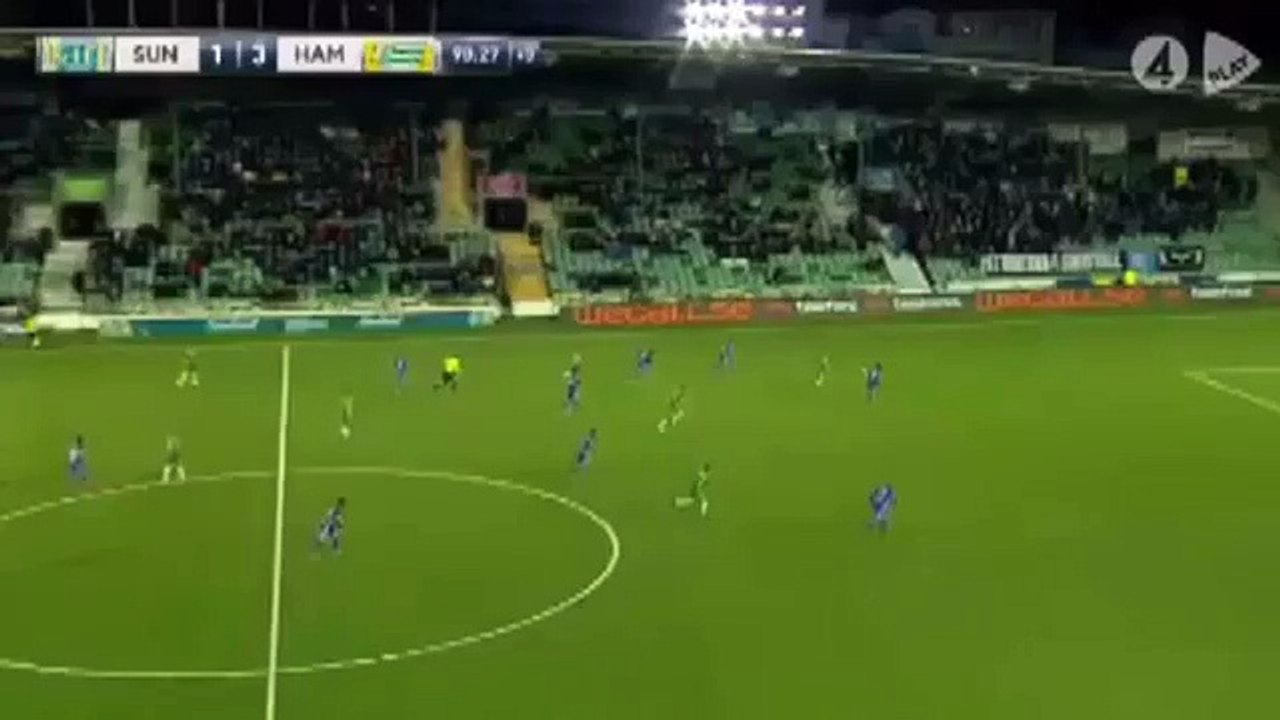 Sundsvall 1:4 Hammarby  (Swedish Allsvenskan. 29 October 2017)