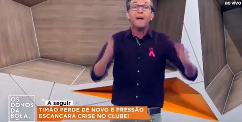 Craque Neto revoltado com a derrota do Corinthians