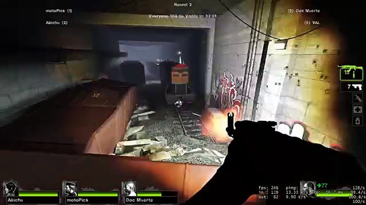 #L4D2MODS - PvP MUY LOCO | Last man standing | VAL | Gameplay español