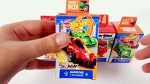 Surprise Box Opening Toys Hot Wheels Cars Angry Birds Barbie Girl Video For Kids & Children Review