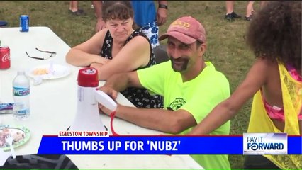 Michigan Community Gives `Nubz Up` to Man Fighting for His Life