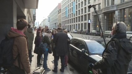 Puigdemont genera una enorme expectación en Bruselas