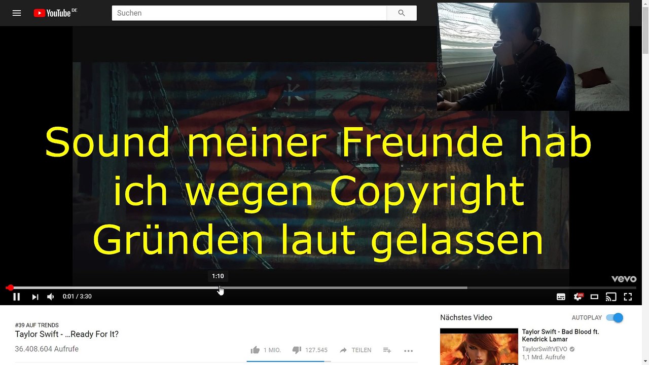 Taylor Schwifty (Wegen Bullshit YouTube Copyright)