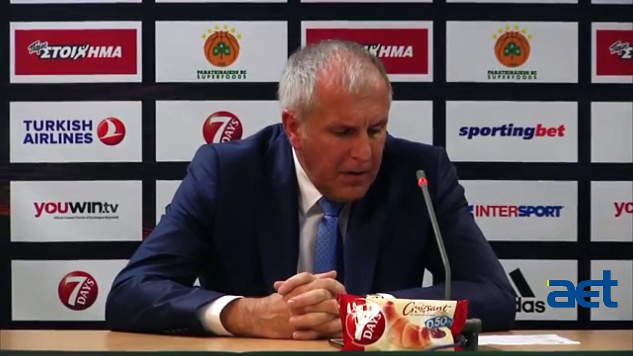 Panathinaikos Maçı Sonrası Obradovic Basın Toplantısı